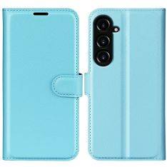 Samsung Galaxy S23 FE - Læder cover / pung - Blå