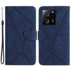 Xiaomi 13T / 13T Pro - Læder cover / pung - Aftagelig strop - Blå