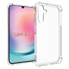Samsung Galaxy A15 - Shockproof gummi cover - Transparent