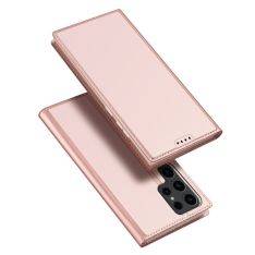 Samsung Galaxy S24 Ultra - DUX DUCIS Skin Pro læder cover - Rosa