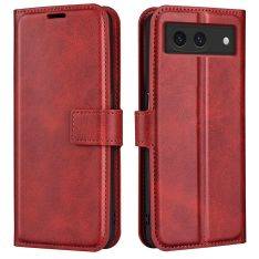 Google Pixel 8a - Læder cover / pung - Rød