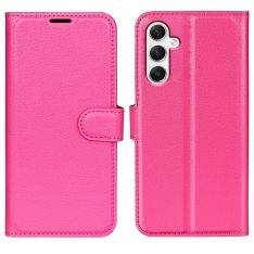 Samsung Galaxy A35 5G - Læder cover / pung - Rosa