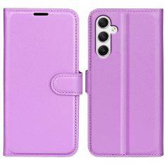 Samsung Galaxy A35 5G - Læder cover / pung - Lilla