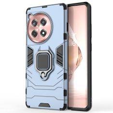 OnePlus 12R 5G - Shockproof Hybrid cover med kickstand - Blå
