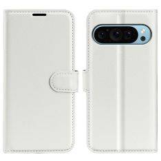 Google Pixel 9 / Pixel 9 Pro - Læder cover / pung - Hvid