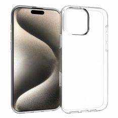 iPhone 16 Pro Max - Ultraklar gummi cover - Transparent