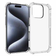 iPhone 16 Pro - Ultraklar gummi cover - Transparent