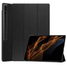 Samsung Galaxy Tab S10 Ultra - Tri-Fold læder cover - Sort