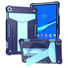 Lenovo Tab M10 (Gen 3) - Shockproof Hybridcover med Kickstand - Marineblå/Blå