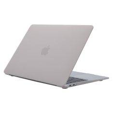 MacBook Air 13 M5/M4/M3/M2 (2026/2025/2024/2022) - Slim hard cover til front og bagside - Rock Grey