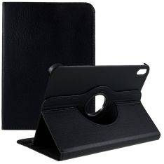 iPad 11 A16 (2025) / iPad 10.9 (2022) - Læder cover 360 grader roterbar - Sort