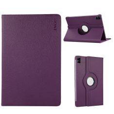 Xiaomi Redmi Pad 10.6 - Læder cover 360 grader roterbar - Mørkelilla