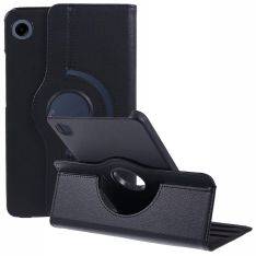 Samsung Galaxy Tab A9 8.7" / Tab A11 8.7" - Læder cover 360 grader roterbar - Sort