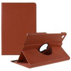 Samsung Galaxy Tab A9 Plus / Tab A11 Plus - Læder cover 360 grader roterbar - Brun