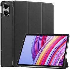 Xiaomi Redmi Pad Pro / Redmi Pad Pro 5G - Tri-Fiold læder cover - Sort