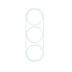 Samsung Galaxy S23 5G - Hærdet beskyttelsesglas til KAMERALINSE