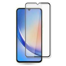 Samsung Galaxy A34 5G - AMORUS premium hærdet beskyttelsesglas med komplet dækning
