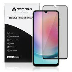 Samsung Galaxy A24 4G - Azmaro Premium hærdet beskyttelsesglas - Komplet dækning
