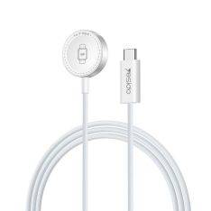 YESIDO Apple watch USB-C Magnetisk hurtig oplader 5W - Hvid - 1 meter