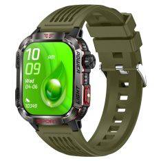 Smartwatch Sport - Dansk sprog / besvar opkald / puls - Vandtæt - Grøn