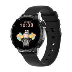 Smartwatch - Dansk sprog - Vandtæt - iOS/Android - Puls/blodtryk - Sort