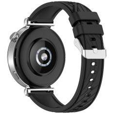 Samsung Galaxy Watch7 /6 /5 / 4 / FE - 44/40mm - Silikone rem 20mm - til håndled 139mm-220mm - Sort