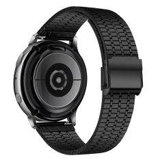 Samsung Galaxy Watch7 /6 /5 / FE - 44/40mm - Urrem i rustfrit stål - til håndled 130mm-210mm - Sort