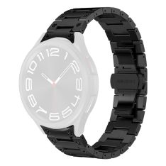 Samsung Galaxy Watch7 /6 /5 / FE - 44/40mm - Urrem i rustfrit stål - Justerbar længde - Sort