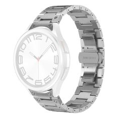 Samsung Galaxy Watch7 /6 /5 / FE - 44/40mm - Urrem i rustfrit stål - Justerbar længde - Sølv