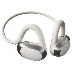 Trådløse Bone conduction høretelefoner - Vandtæt / 360 grader stereo - Hvid