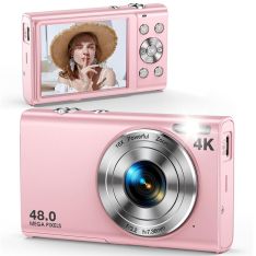 Digital Vlogging kamera 4K auto fokus / 16x Zoom - Pink