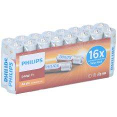 Philips Longlife AA Batteri 1400mAh - 16-Pak
