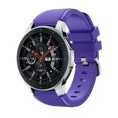 Samsung Galaxy Watch 46mm - Twill Silikone urrem - passer til håndled 140-215mm - Lilla