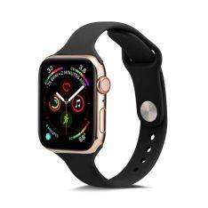 Apple Watch 10 46mm / 9/8/7/6/5/4/3/2/1/SE - 45/44/42mm / Watch Ultra / Ultra 2 - Blød Silikone urrem - Sort