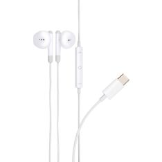 Grundig høretelefoner med USB-C stik 1.2m og indbygget mikrofon - Hvid