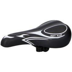 Dunlop MTB cykelsadel - Ergonomisk blød komfort - Sort