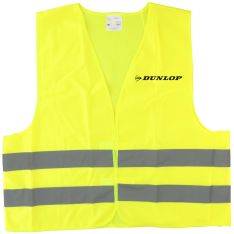 Dunlop sikkerhedsvest med refleksstriber - Onesize