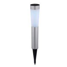 Grundig Solcelle LED havelampe H:56cm - Cool hvid - Rustfrit stål
