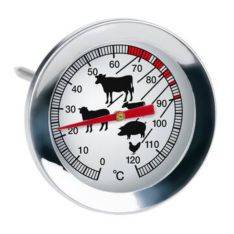 Alpina kødtermometer Ø5.3cm / 0-120 grader - Rustfrit stål