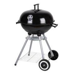 Alpina BBQ kuglegrill med låg og hjul Ø43x72cm - Sort