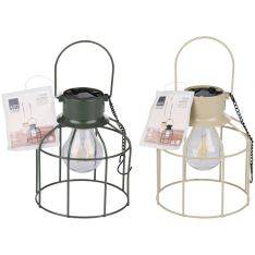 Arti Casa lanterne solcellelampe H:36cm - ass. farve