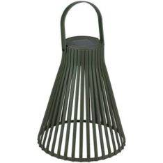 Arti Casa LED solcelle lanterne Ø20x24cm - Dybgrøn