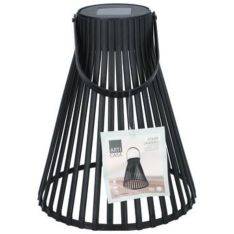 Arti Casa LED solcelle lanterne Ø20xH24cm - Sort