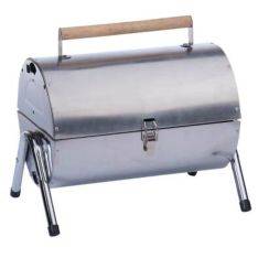 Alpina BBQ transportal Bordgrill i rustfrit stål 42x29.5x37cm - Sølv