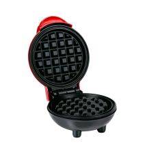 Alpina vaffeljern 350W - Non-stick - Rød/sort