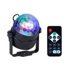 Grundig RGB disko LED lampe med fjernbetjening