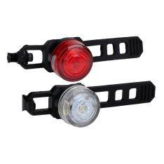 Dunlop LED cykellygtesæt - for- & baglygte