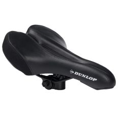 Dunlop cykelsadel - Ergonomisk letvægts design 290x170 mm - Sort