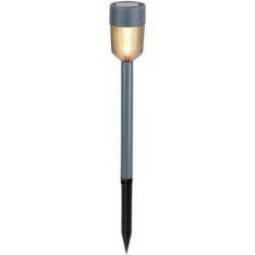 Grundig solcellelampe på spyd Ø5xH16cm - Varm hvid - 4 Stk.