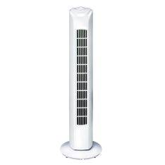 Lifetime Air Tårnventilator roterende - H:81 cm m/ 3 hastigheder - Hvid